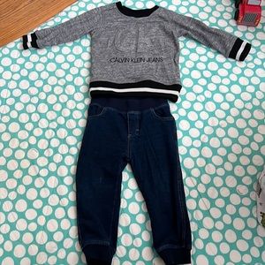 2 piece Calvin Klein set for boys- 24 months